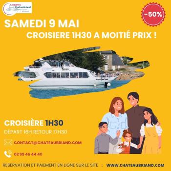 Croisières Chateaubriand Saint Malo Dinard